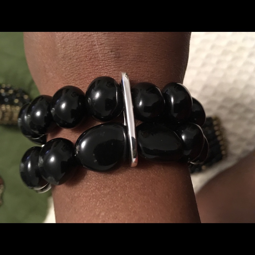 Macy’s Black Beads